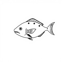 Fototapeta premium Mola Mola Ocean Sunfish Icon
