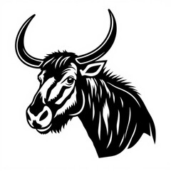 Mule Black Animal Icon