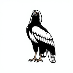 Northern Crested Caracara with Mexican Eagle