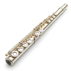 Naklejka premium flute isolated on white background