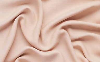 Fototapeta premium Seamless Beige Cotton Fabric Texture Background – Soft Pastel Minimalist Cloth in High Resolution