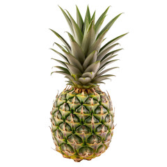 Fresh pineapple, whole, isolated