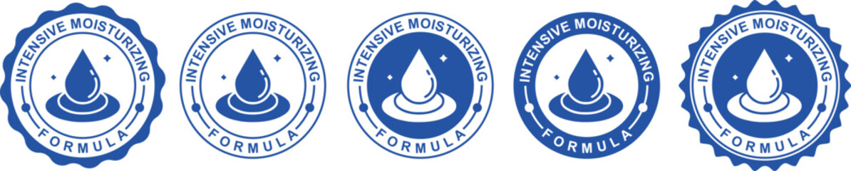 Intense Moisture Formula Logo Sticker Design