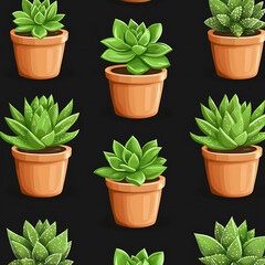 Seamless tile patterns combining cultural, modern, and botanical inspirations for commercial vector.