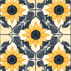 Seamless tile patterns combining cultural, modern, and botanical inspirations for commercial vector.