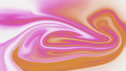 Swirling pink and orange abstract pattern