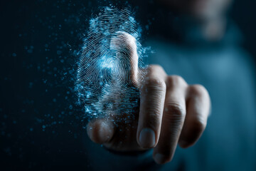 Digital fingerprint security concept