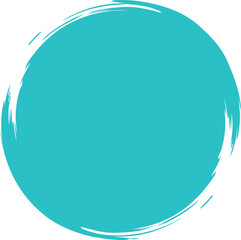 A vibrant cyan circle graphic perfect for modern design projects branding and digital illustrations showcasing a clean and bold circular element