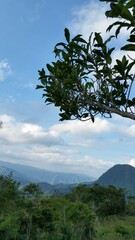 Naturaleza tropical entre montañas un encanto azul