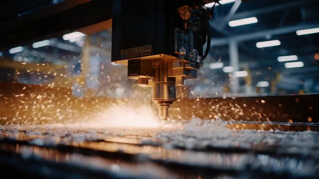 Explore the intricate textures of molten metal in a close-up of an electron beam melting additive manufacturing machine.
