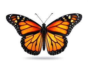 Fototapeta premium Close-up of a monarch butterfly