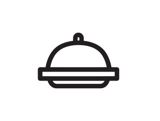 Fresh dosa food art in minimal vector style