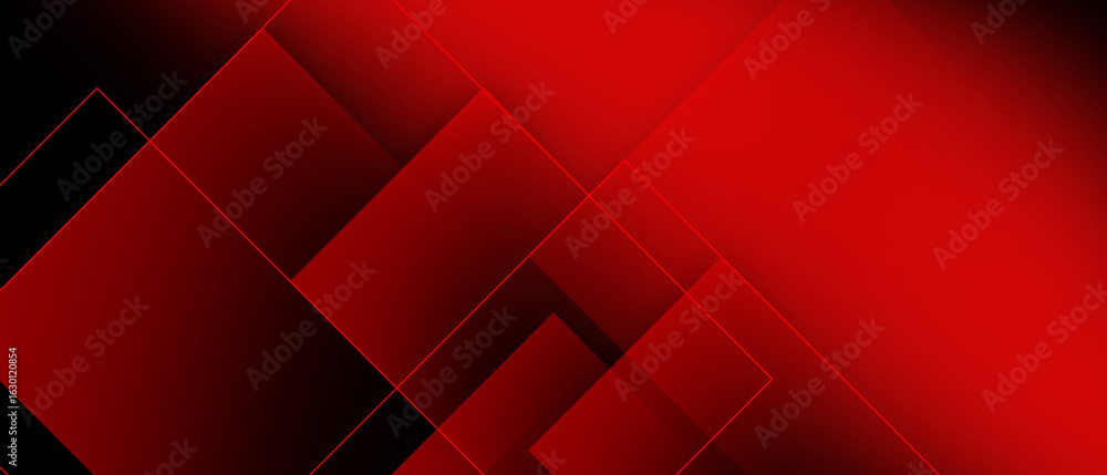 Aufkleber abstract red background. modern shiny geometric lines pattern