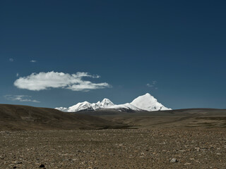 Mount Kangchenjunga Under The Blue