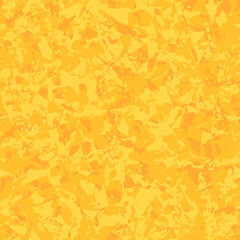 Textured vector pattern. Yellow seamless print