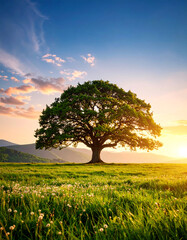 Fototapeta premium A majestic ancient tree