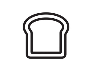 Breakfast french toast in elegant outline vector art