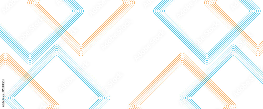 Poster vector abstract colorful technology geometric background with geometric square, stripes line
