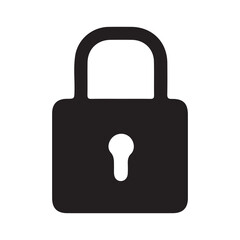 lock icon vector illustration