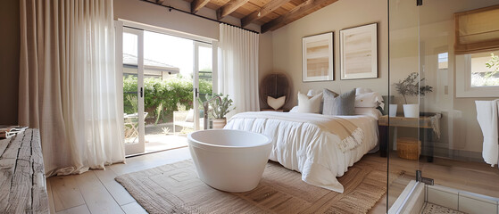 modern living room with fireplace