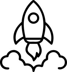 startup vector icon on white or transparent background. crowdfunding or fundraising icons items Stroke icon collections. Editable Stroke icon collection Outline icon.