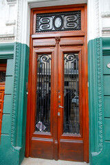 Obraz premium old wooden door