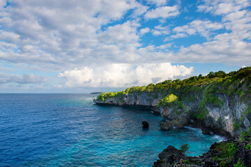 Dramatic Coastal Cliffs of Tebing Apparalang in Bira, Sulawesi, Indonesia Framed by Turquoise Waters and Rugged Natural Beauty
