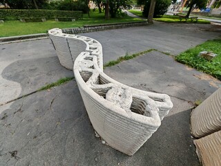 3d printed concrete masonry wall of a small architecture artistic house-The Introduction of Digital...