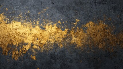 Abstract Gold and Black Texture for Elegant Background Design