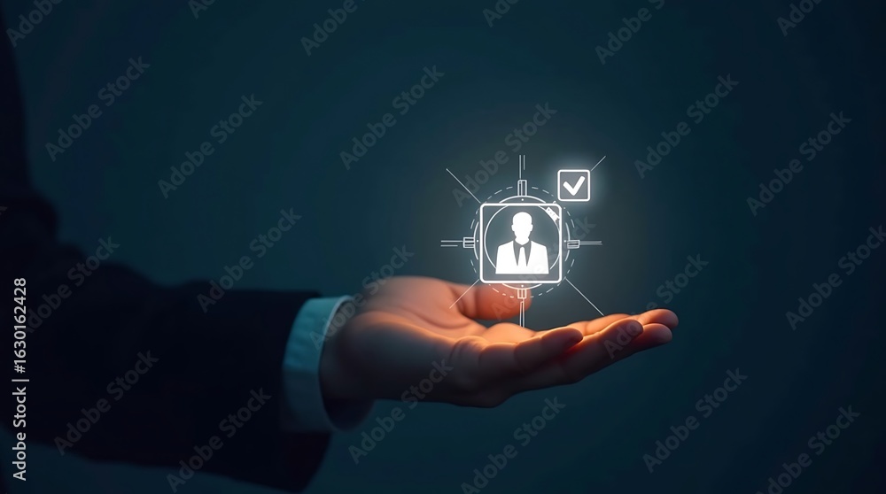 Poster biometric authentication and identity verification