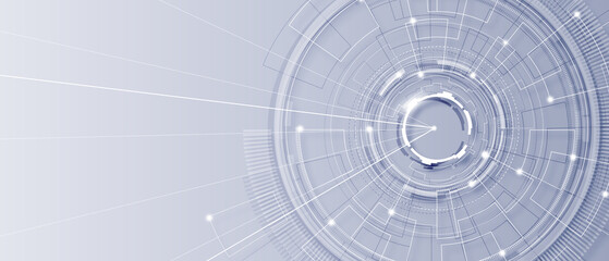 Abstract soft gray technology concept. background illustration
