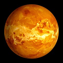 Hot, swirling planet