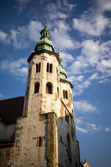 Krakow, Poland. Old Town, centre of Europe
