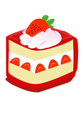 cake with strawberry