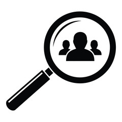 People Search Vector Icon