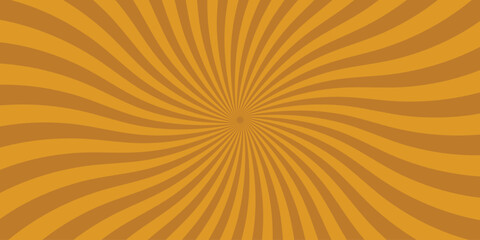 Retro sunburst design with warm orange tones and radial lines creating a dynamic and eye catching visual effect suitable for various creative projects.
