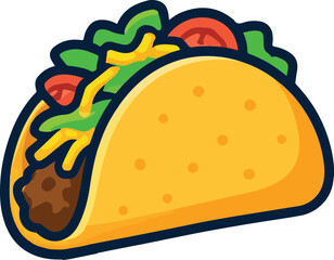 vector illustration of a cheese