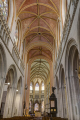 Obraz premium Cathédrale Saint-Corentin à Quimper dans le département du Finistère - Bretagne
