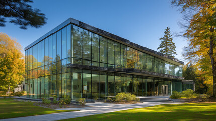 Obraz premium Triple-pane glass offers excellent insulation, energy savings, and noise reduction—especially effective in keeping interiors warm and quiet during cold winter months.