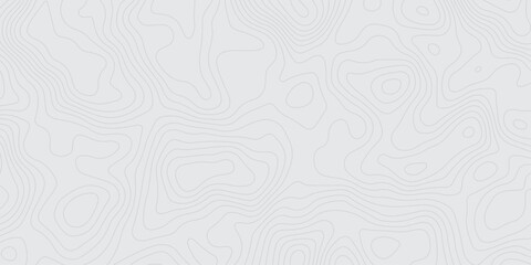 "Abstract light gray topographic contour map background. Smooth elevation lines create a modern, minimal texture ideal for mapping, presentations, or geoscience-themed design projects"