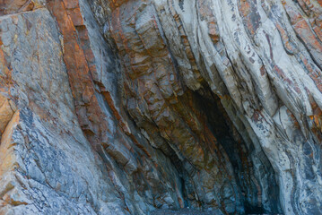 cliffs, rocks and stones on the ocean coast
