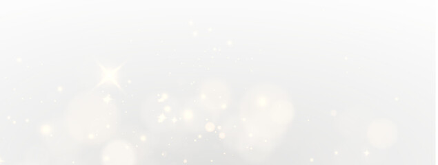 PNG Sparkling Light Glow with Golden Magic Dust Effect