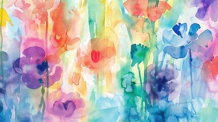 Artistic Watercolor Celebration Backgrounds for Graduation Invitations, Academic Awards, and Educational Milestone Designs