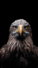 Obraz premium Eagle Looking Directly at Camera Intense Gaze