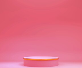 Luxury Abstract 3d render podium platform to show product mockup background illustration luxury