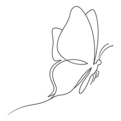 Minimalist Butterfly Art