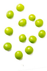 High-resolution Fresh Shine Muscat Grape green fruit photograph using stack focus technique on a white background, suitable for editing.