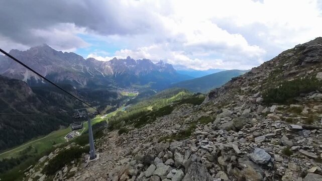 Hiking near Punta Ces - Italy