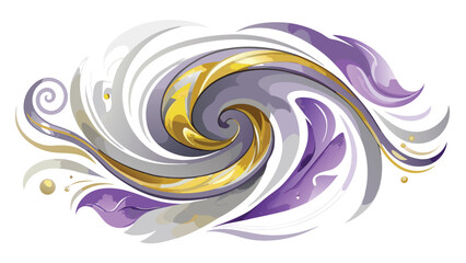 An artistic representation of a woman, highlighting her expression and clothing in a colorful and detailed manner..eps