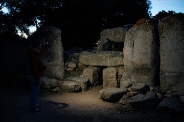 Nuragic Collective Tomb in Sardinia